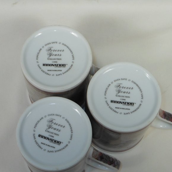 3 mugs Innovation Giftware Forever Yours Collection 1998 - Picture 7 of 7